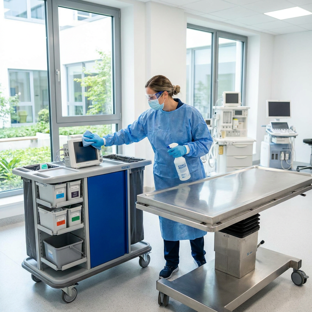 Echipamente profesionale curățenie clinică București - Dera Force Clean