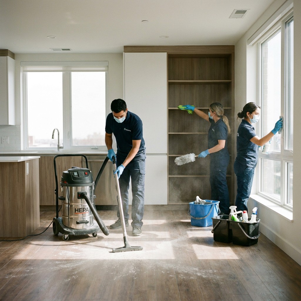 Curățenie post-construcție București - Dera Force Clean